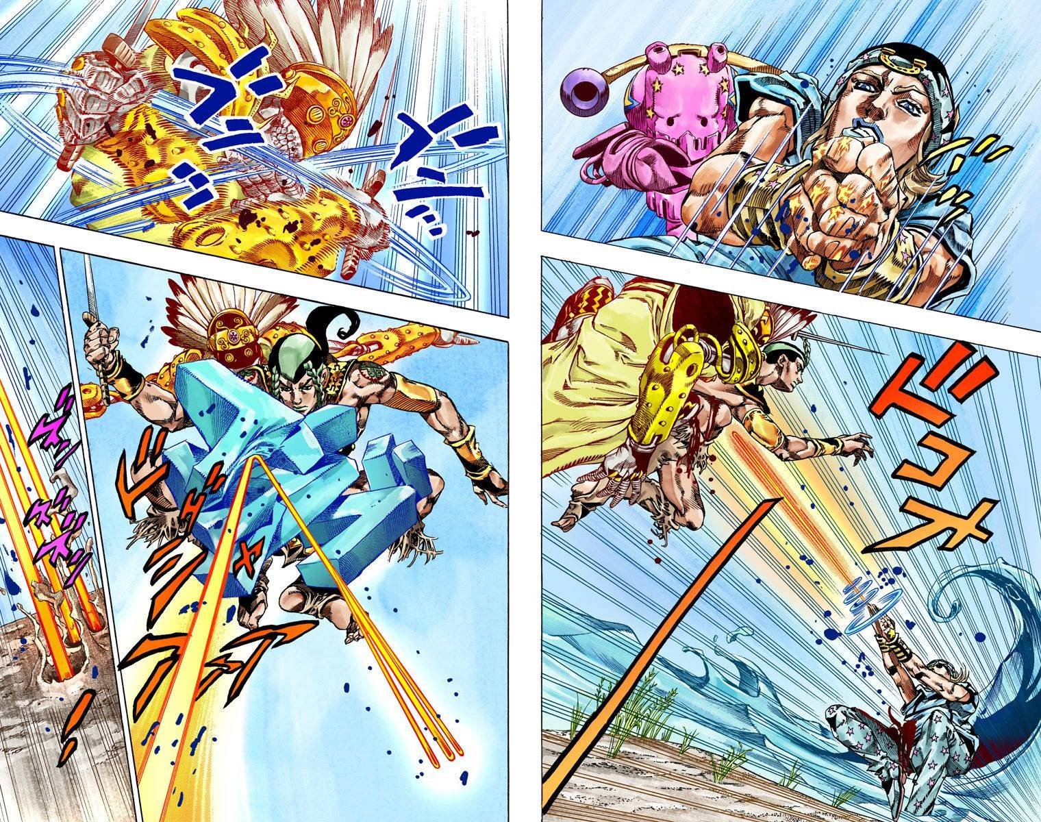 Манга Невероятные Приключения ДжоДжо Часть 7: Steel Ball Run (Цветная версия) - Глава 44 Страница 51