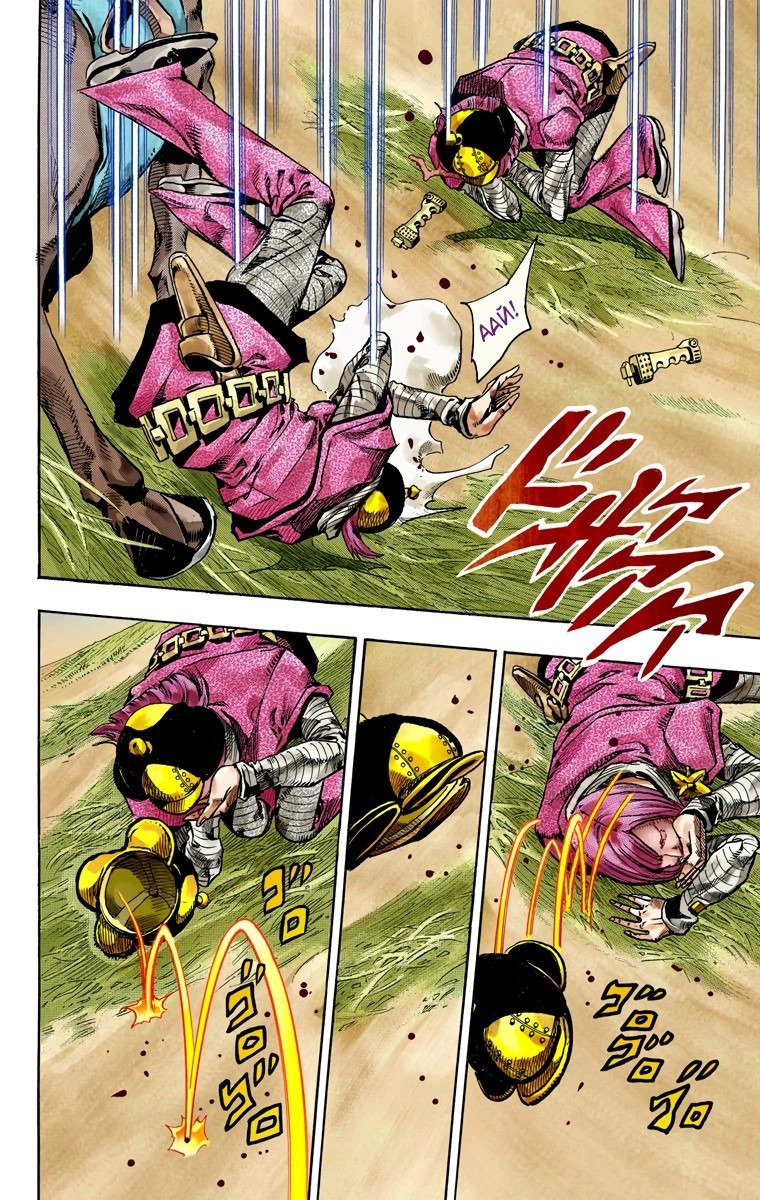 Манга Невероятные Приключения ДжоДжо Часть 7: Steel Ball Run (Цветная версия) - Глава 74 Страница 34