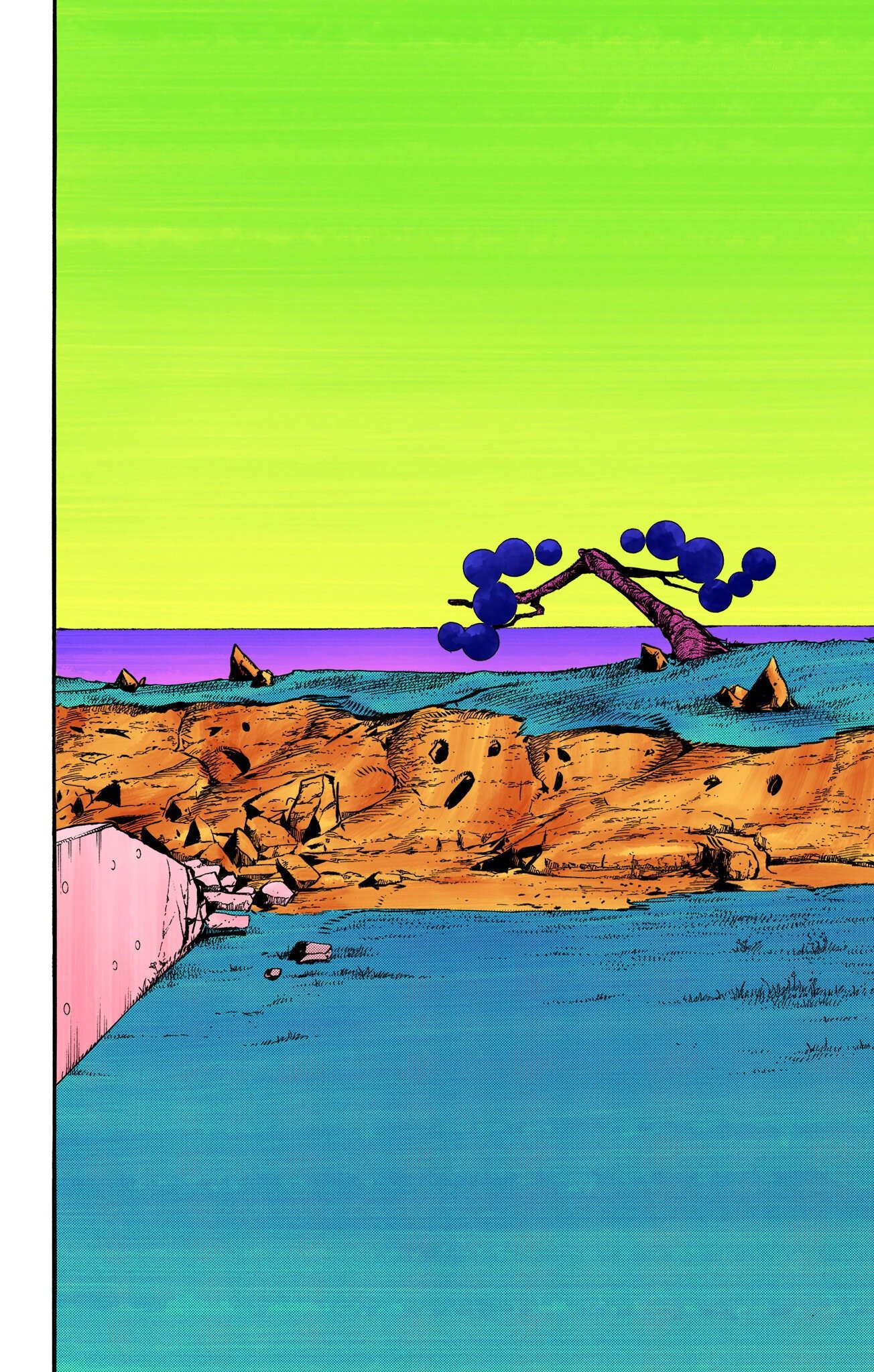 Манга Невероятные Приключения ДжоДжо Часть 8: Джоджолион (цветная версия) - Глава 110 Страница 46
