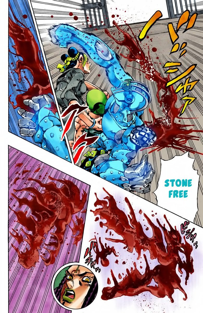 Манга Невероятные Приключения ДжоДжо Часть 6: Каменный океан - Глава 54 Страница 7