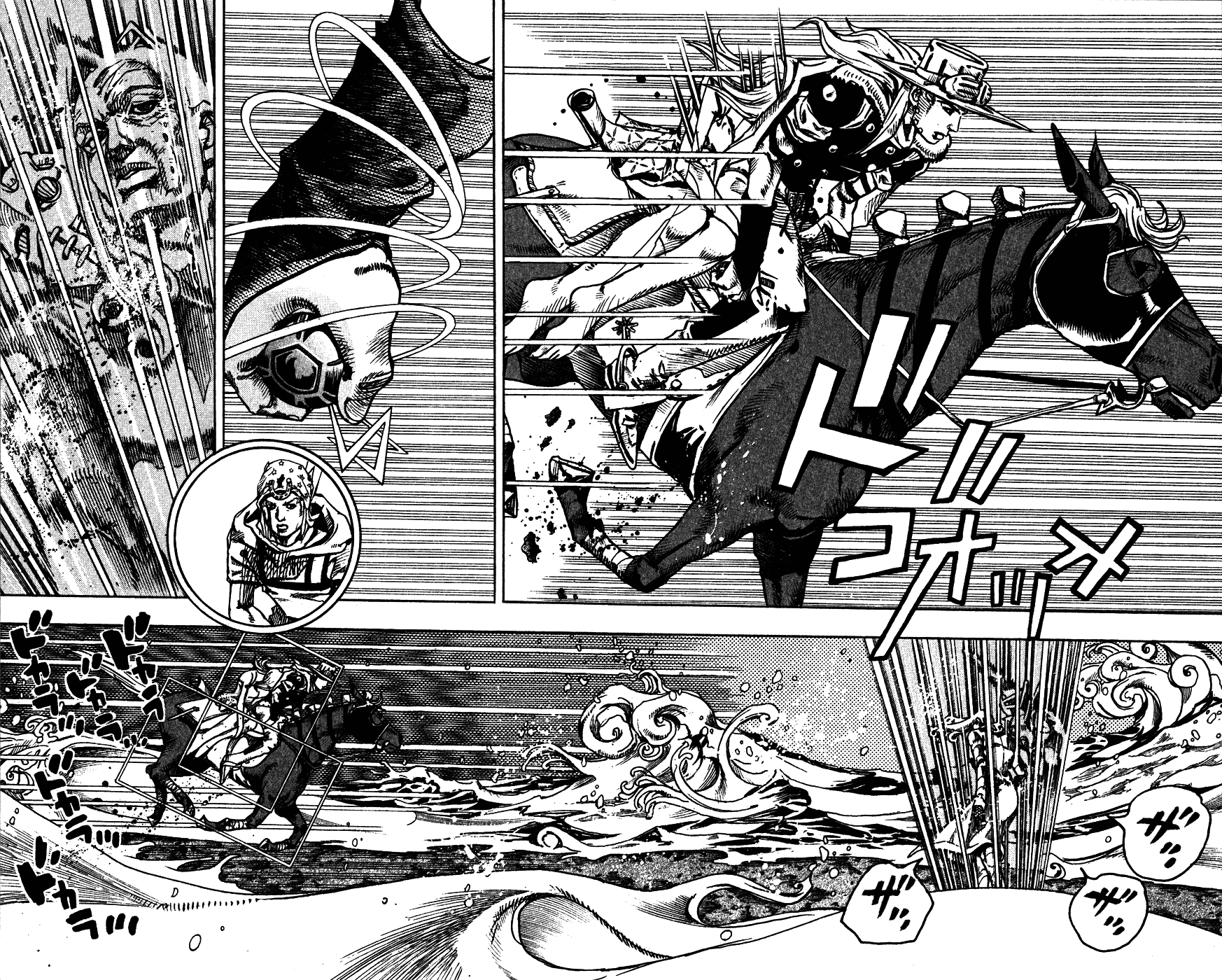 Манга Невероятные Приключения ДжоДжо Часть 7: Steel Ball Run - Глава 84 Страница 8