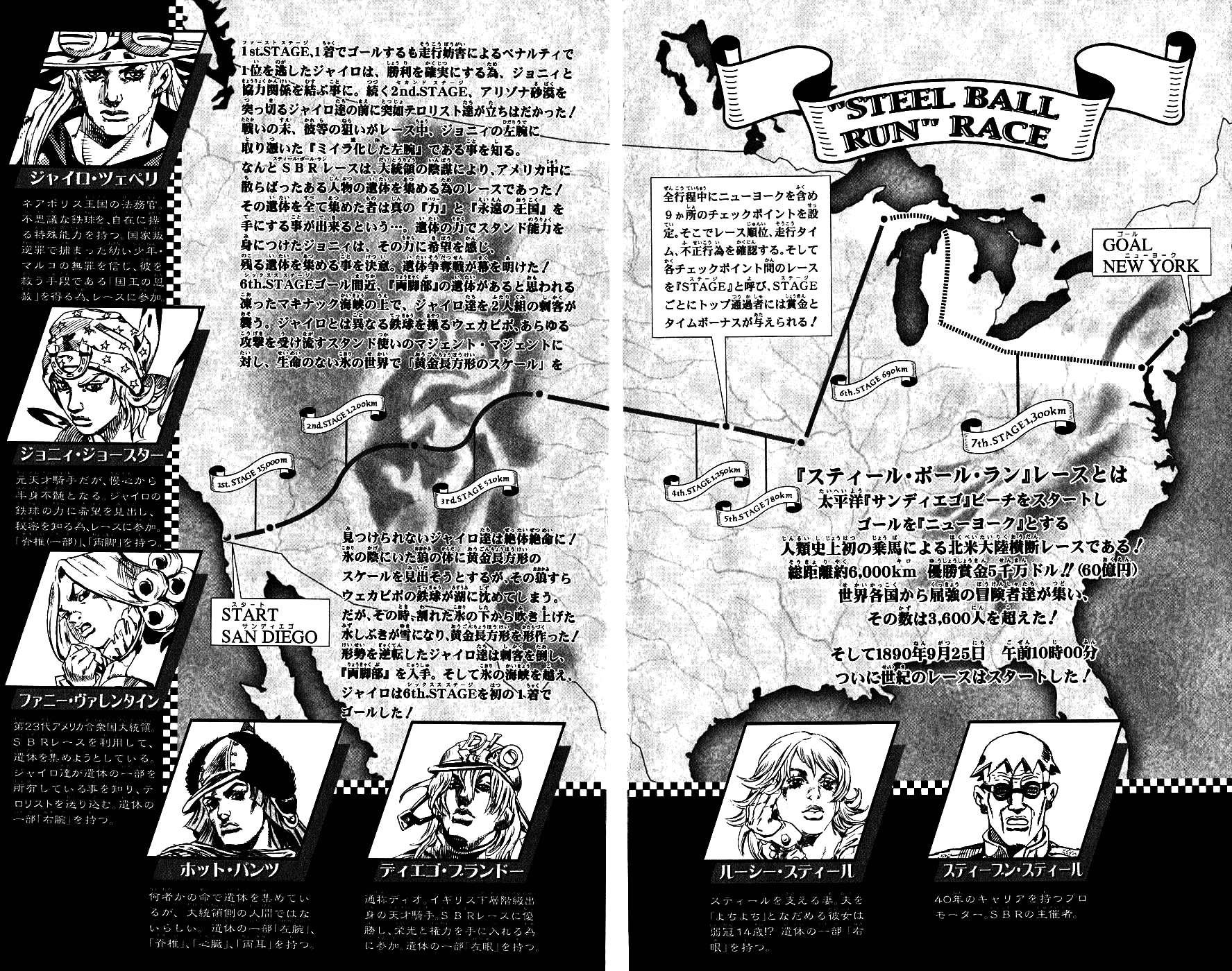 Манга Невероятные Приключения ДжоДжо Часть 7: Steel Ball Run - Глава 56 Страница 4