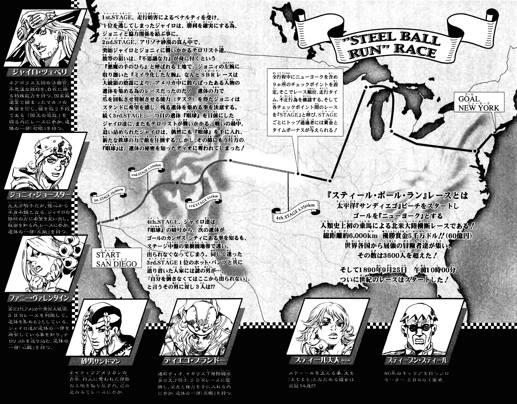 Манга Невероятные Приключения ДжоДжо Часть 7: Steel Ball Run - Глава 34 Страница 4