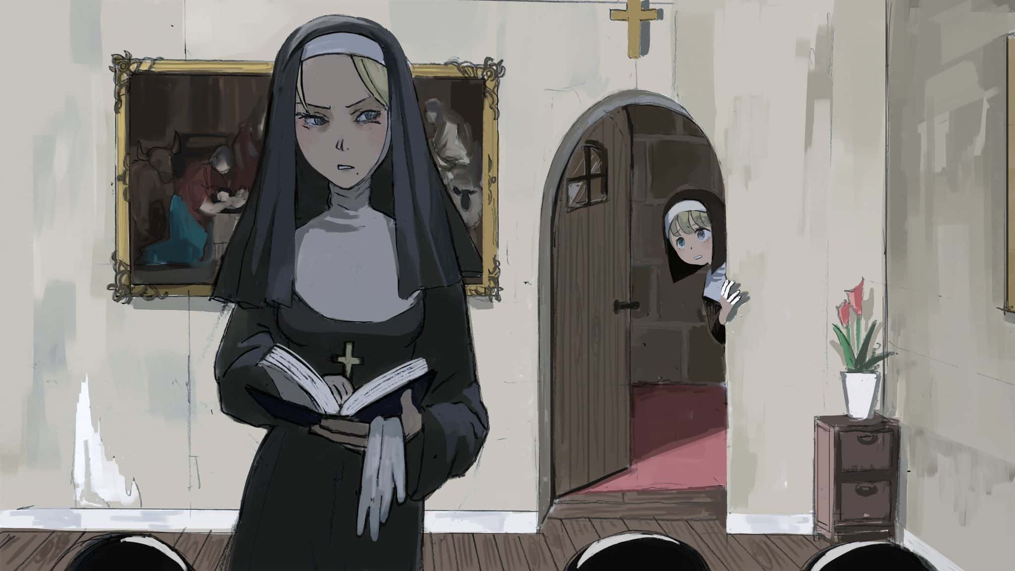 Манга Маленькие Монахини - Глава 2 Страница 1